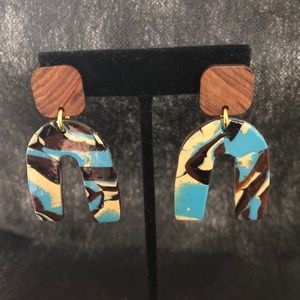 Polymer clay earrings